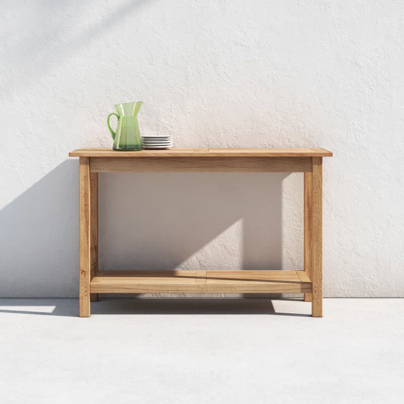 Knightly 51'' Teak Outdoor Buffet & Console Table