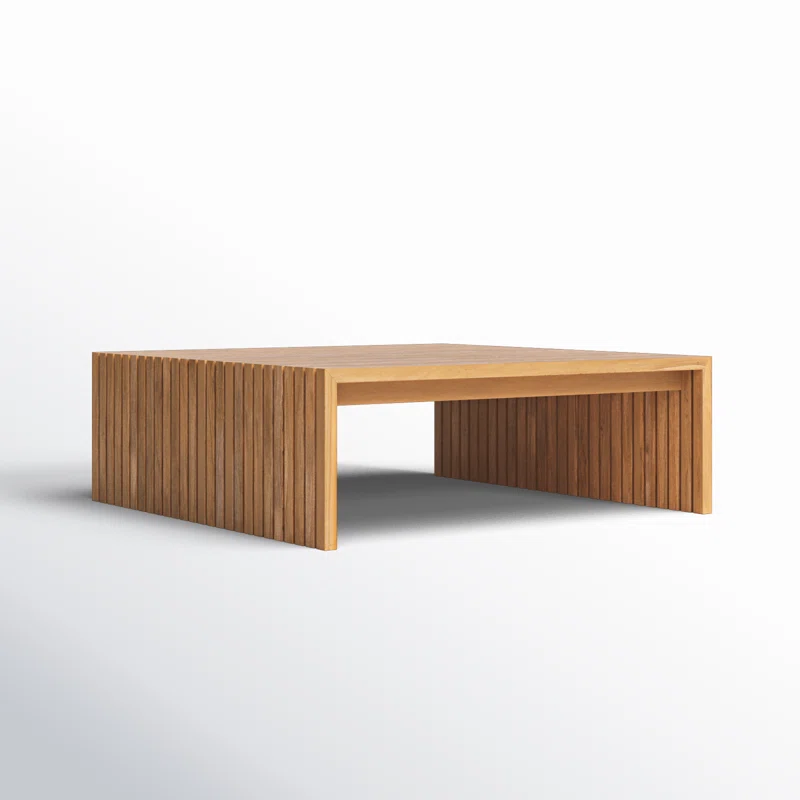 Knightly 39.5'' Teak Outdoor Coffee Table