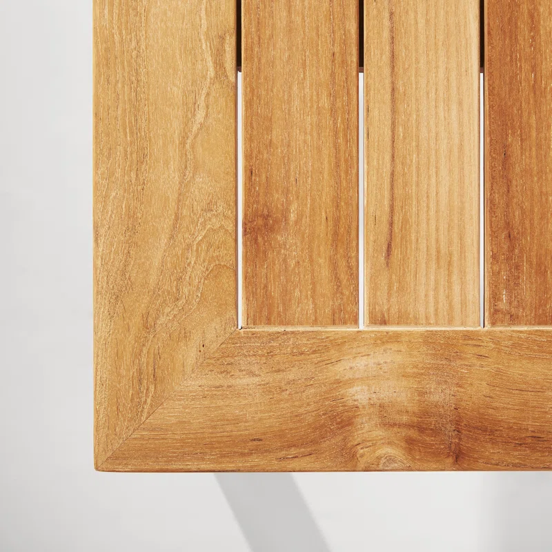 Knightly 20'' Teak Outdoor Side Table