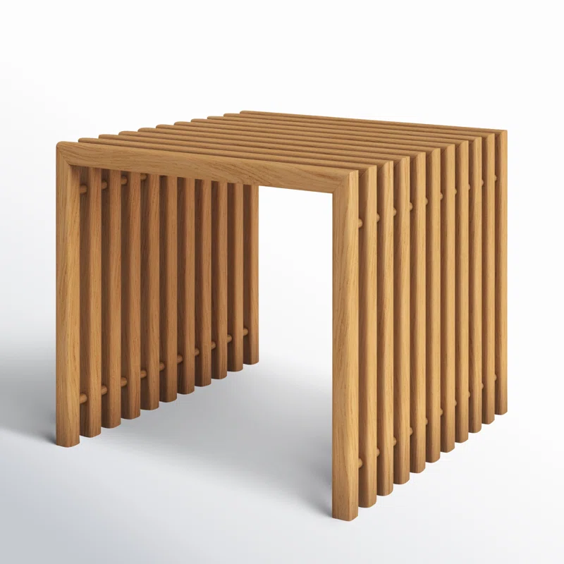 Knightly 18'' Teak Outdoor Side Table