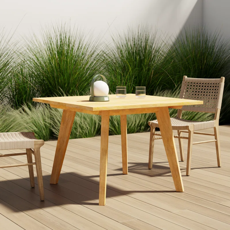 Knightly 40'' Teak Outdoor Dining Table
