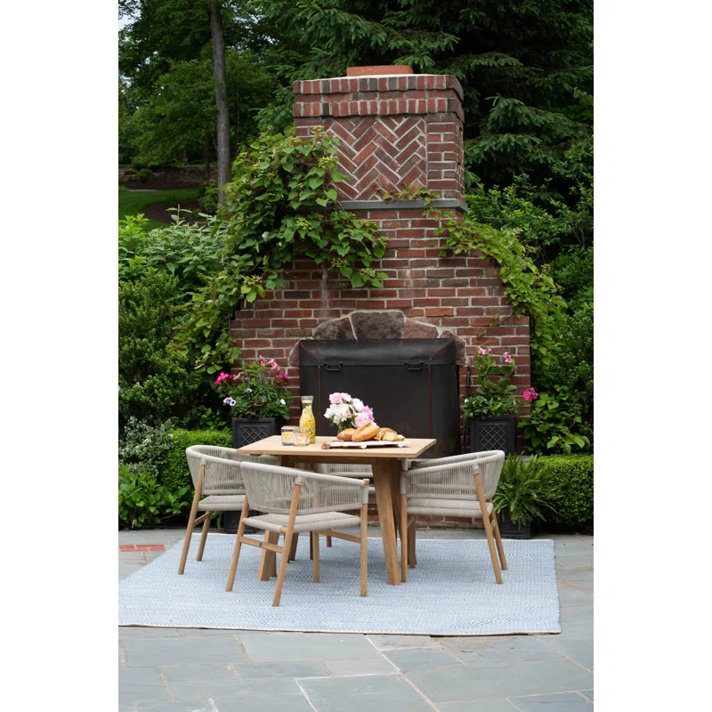 Knightly 40'' Teak Outdoor Dining Table