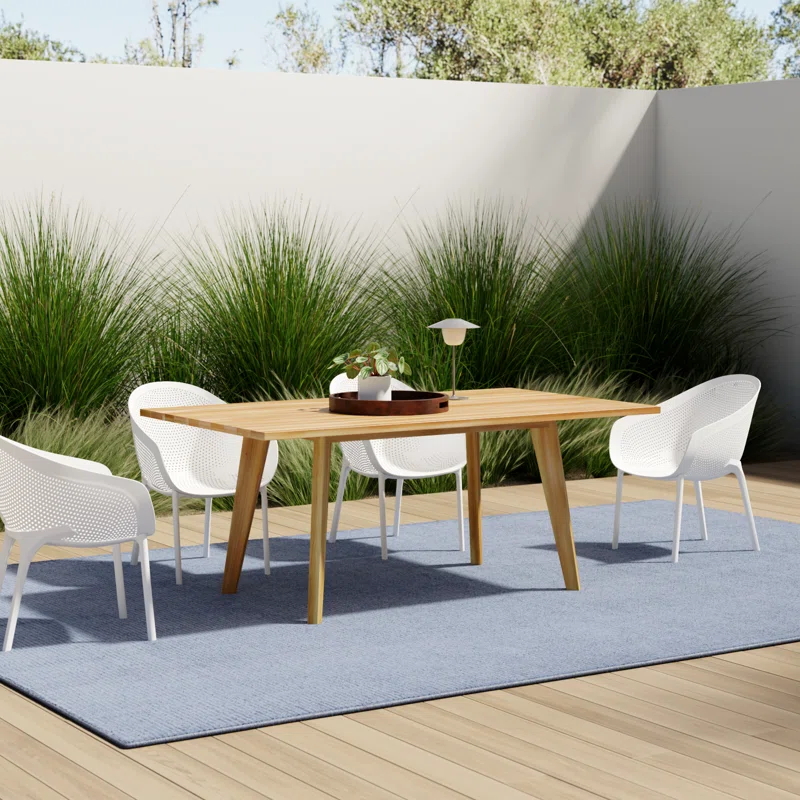 Knightly 70'' Teak Outdoor Dining Table