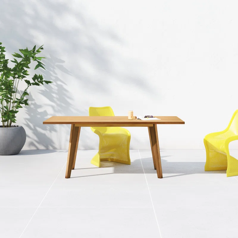 Knightly 70'' Teak Outdoor Dining Table