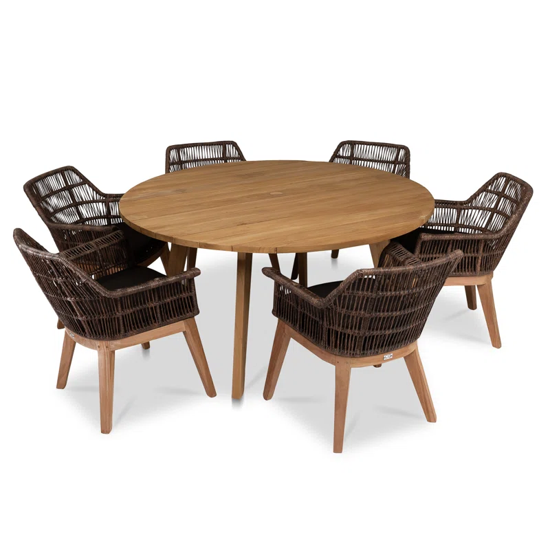 Knightly 60'' Teak Outdoor Dining Table