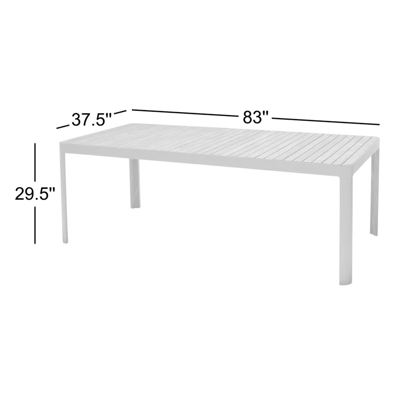 Brix 83" Dining Table Black 5 Brix 83" Dining Table Black