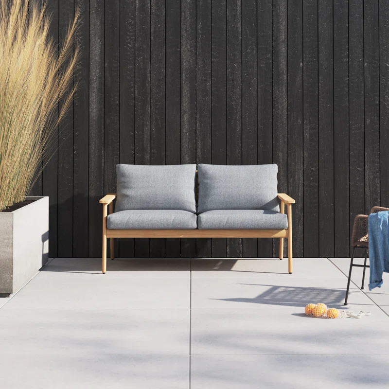 Tempo Eucalyptus 6 - Person Patio Conversation Sets with Cushions 6 Tempo Eucalyptus 6 - Person Patio Conversation Sets with Cushions