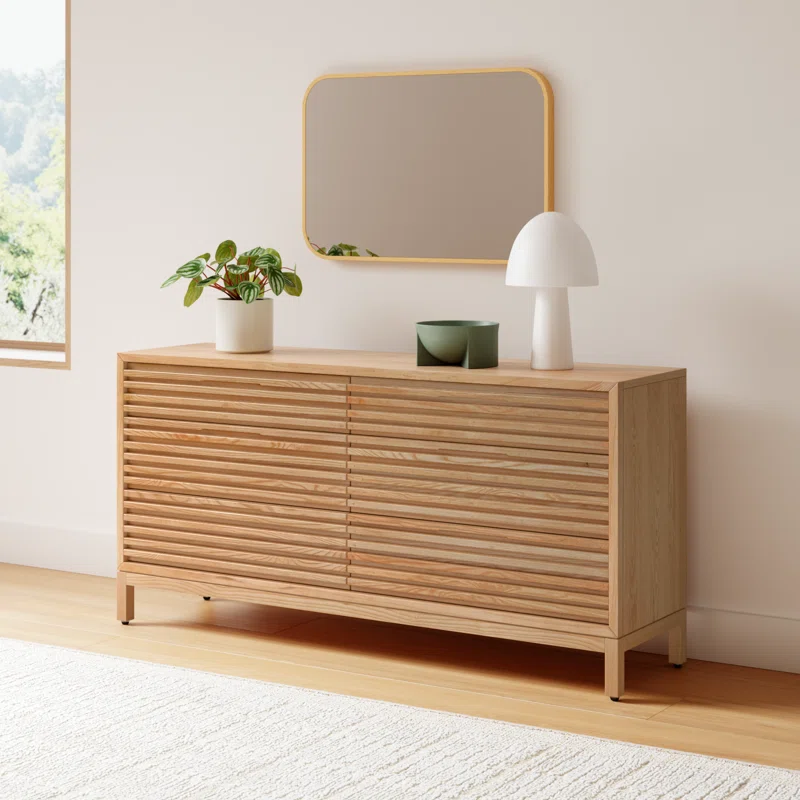 Finnian 6 - Drawer Dresser Light Oak