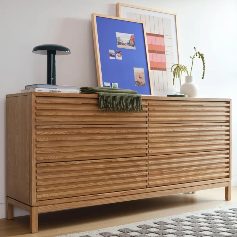 Finnian 6 - Drawer Dresser Light Oak