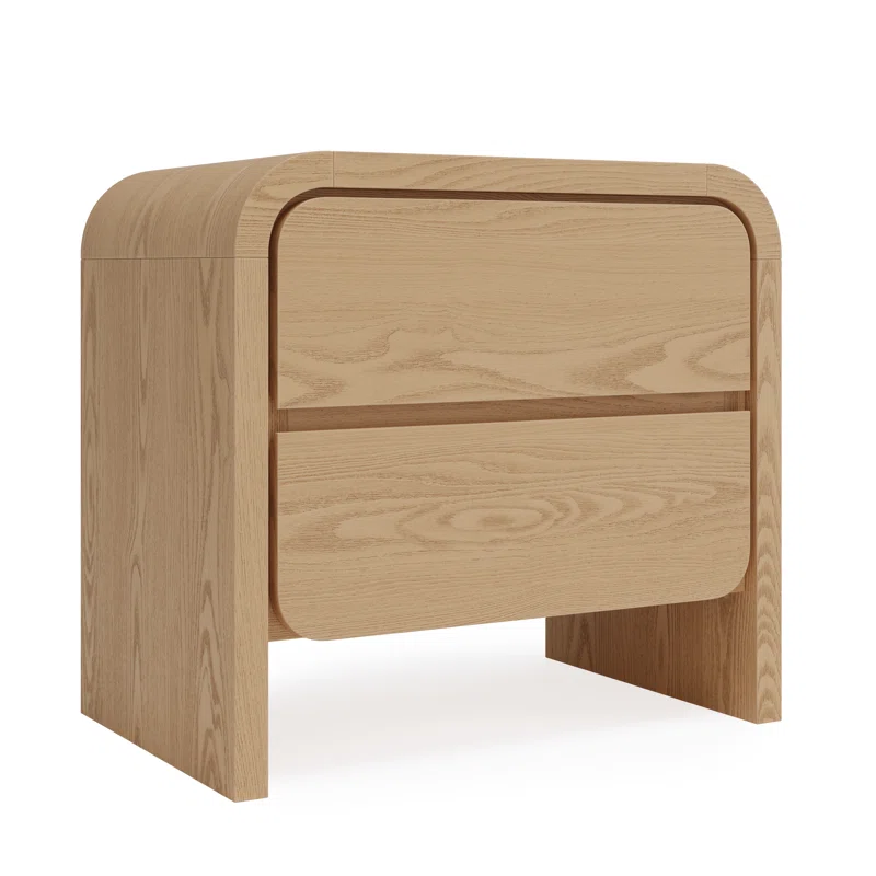 Nori 2 - Drawer Nightstand Timber