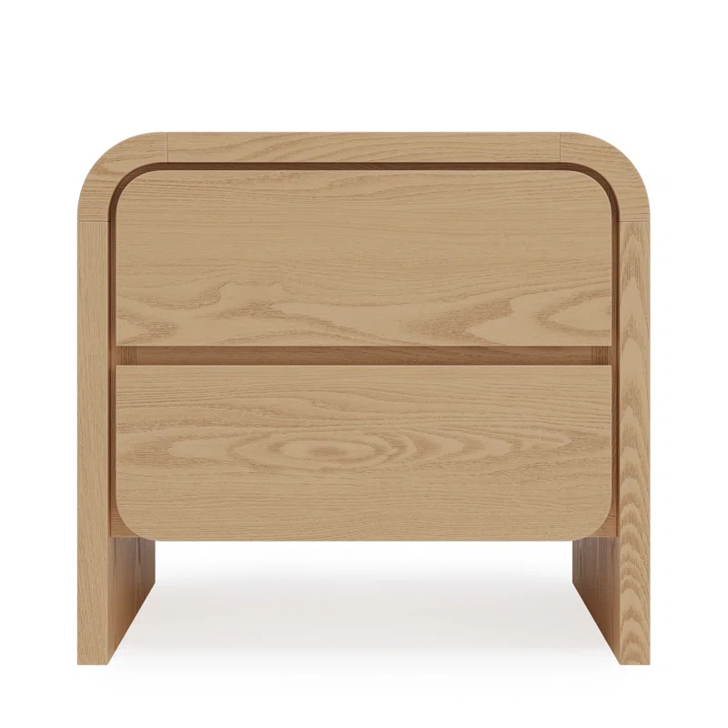 Nori 2 - Drawer Nightstand Timber