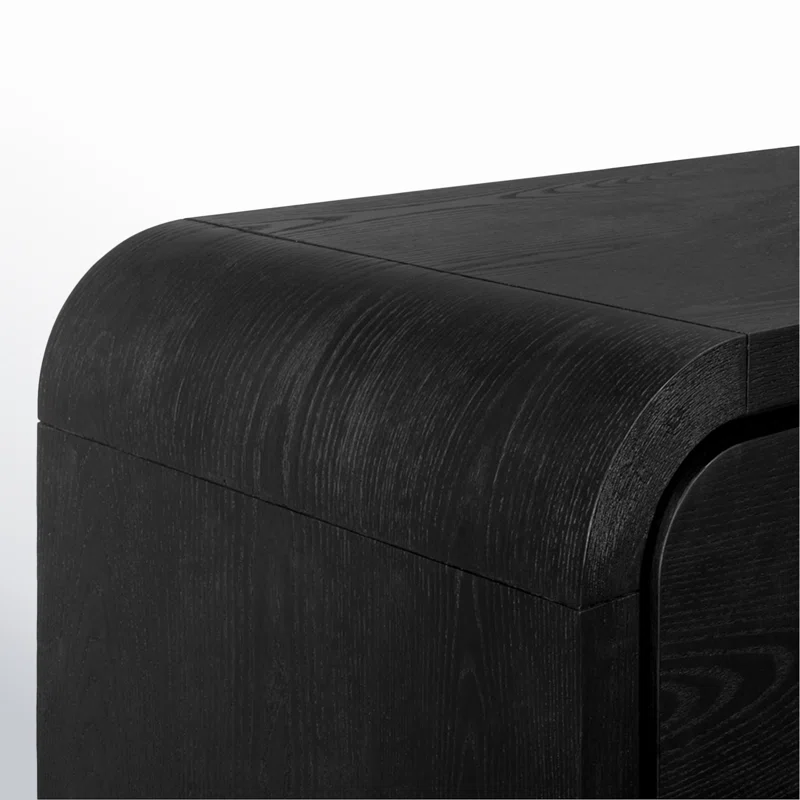 Nori 1 - Drawer Nightstand in Jet Black Jet Black