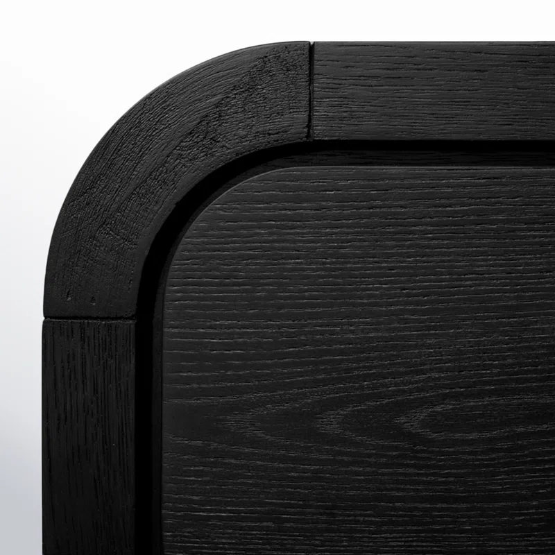 Nori 1 - Drawer Nightstand in Jet Black Jet Black