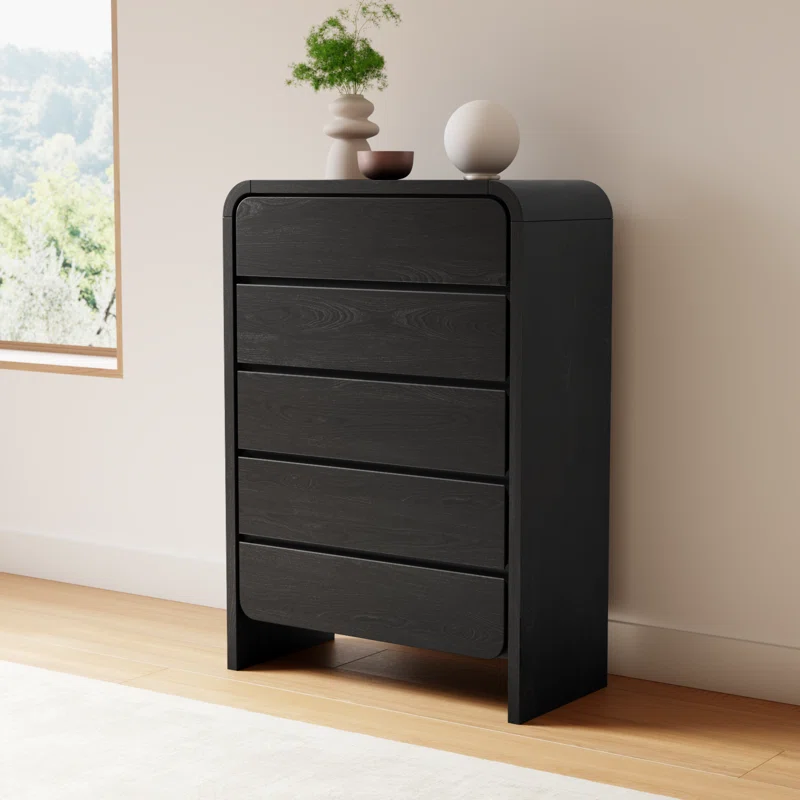 Nori 5 - Drawer Dresser Black