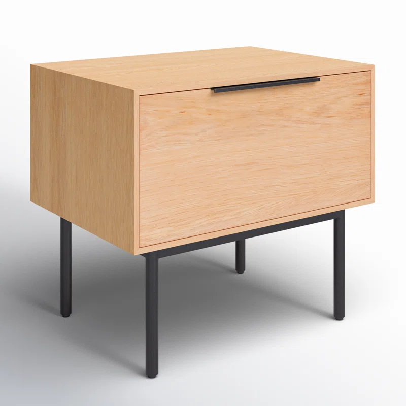 Ellis Nightstand Oak 3 Ellis Nightstand Oak