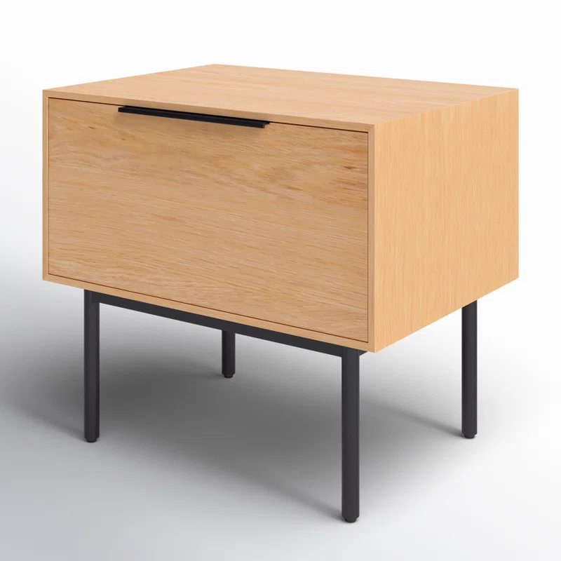 Ellis Nightstand Oak 4 Ellis Nightstand Oak