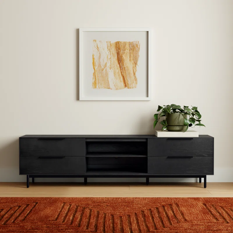 Ellis 76" TV Console Black