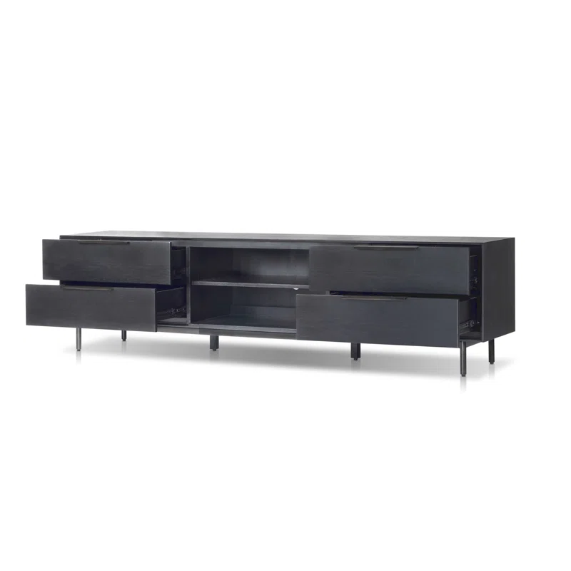 Ellis 76" TV Console Black