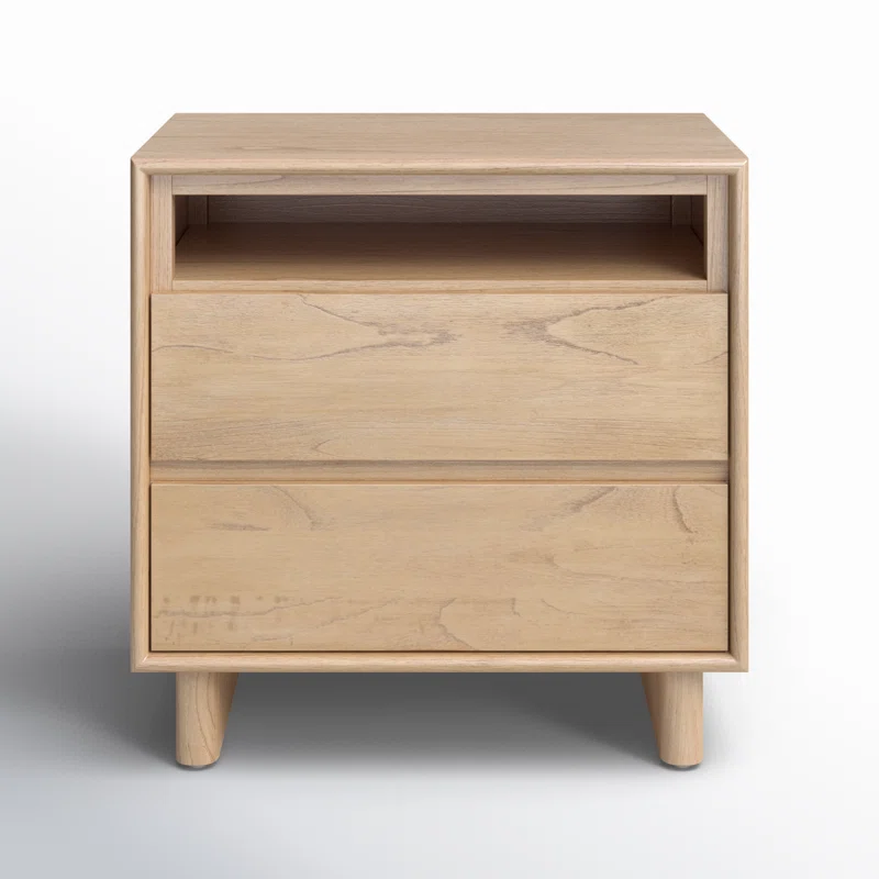 Soleil 2 - Drawer Nightstand Blonde Oak