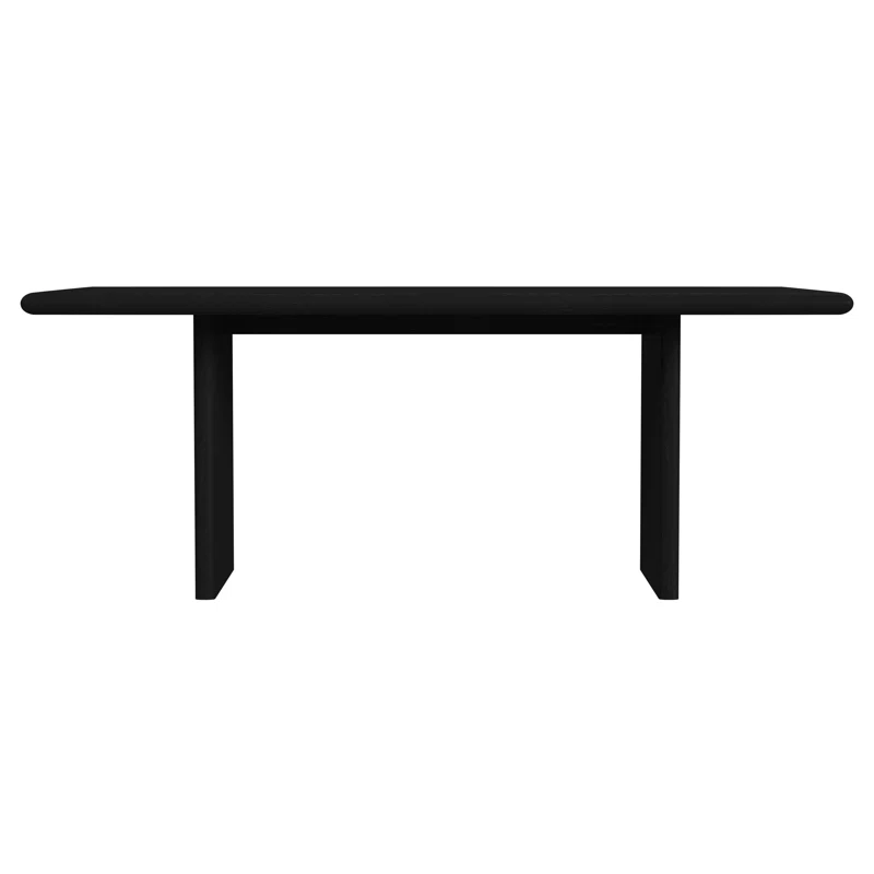 Soleil 74" Dining Table Black