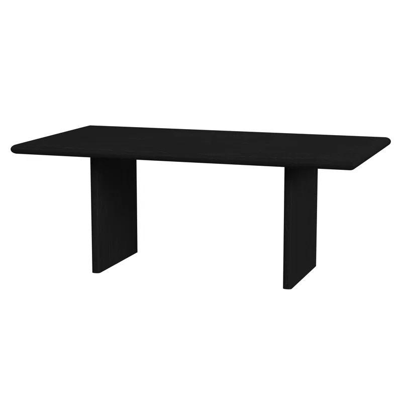 Soleil 74" Dining Table Black