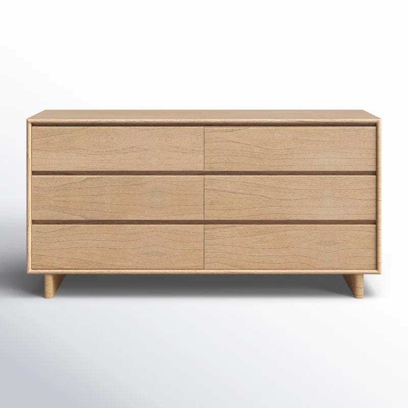 Soleil 6 - Drawer Dresser Natural