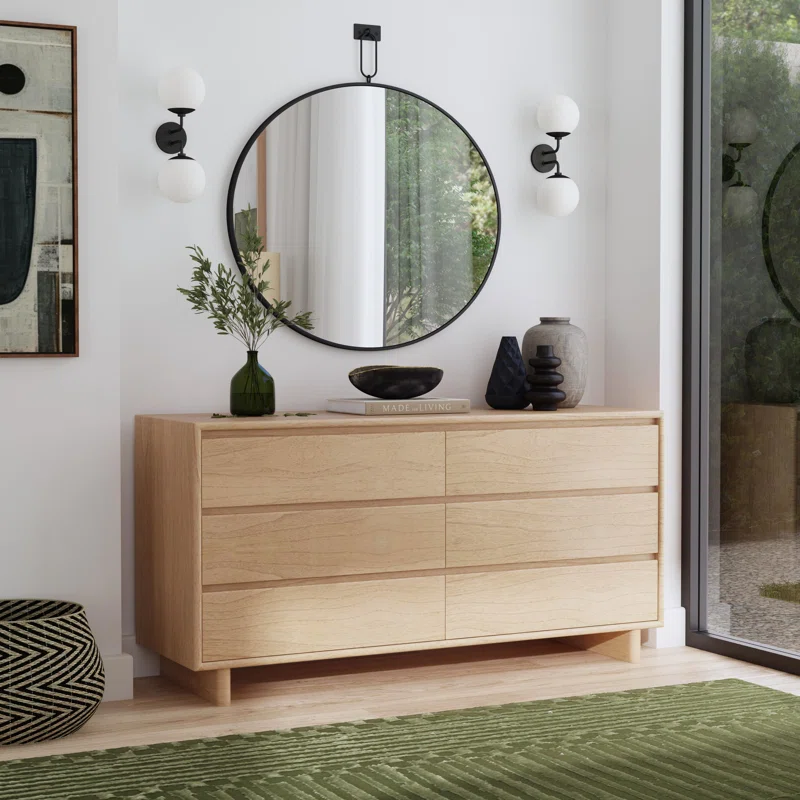 Soleil 6 - Drawer Dresser Natural