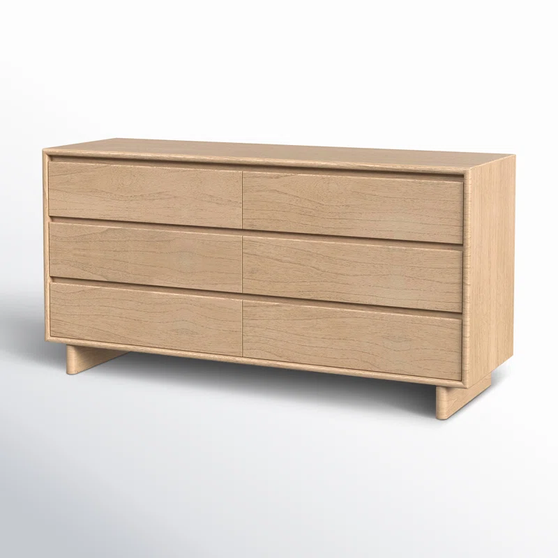 Soleil 6 - Drawer Dresser Natural