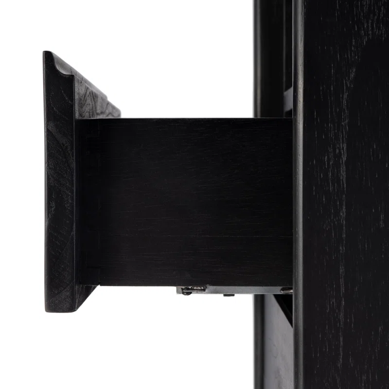 Soleil 3 - Drawer Nightstand Black