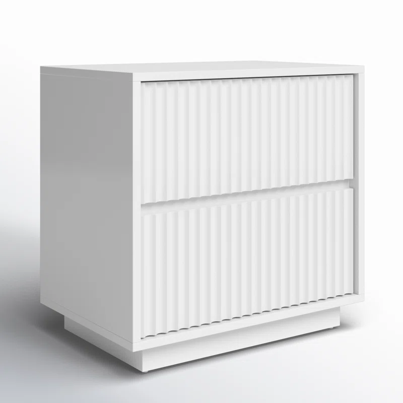 Paloma 2 - Drawer Nightstand White