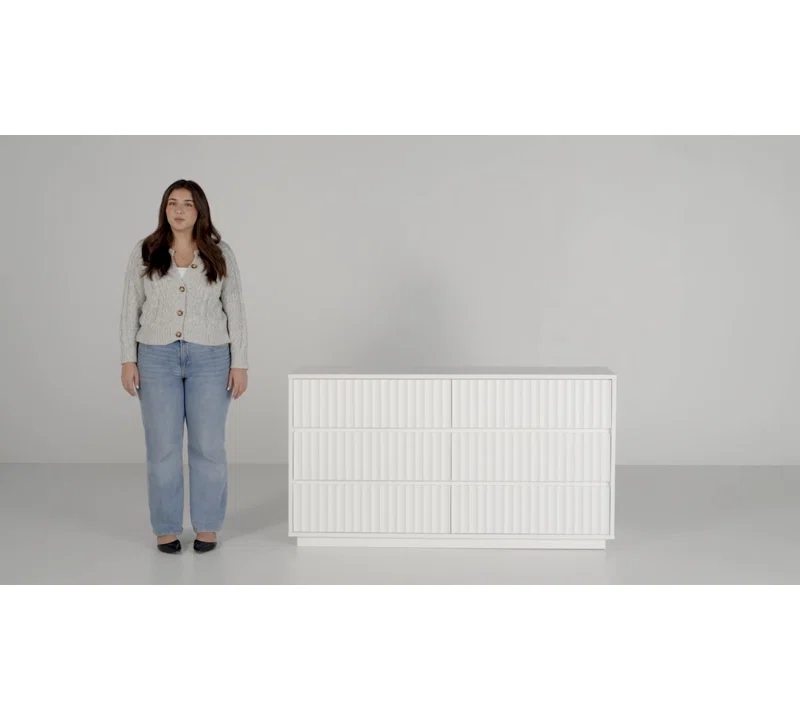 Paloma 6 - Drawer Dresser Black