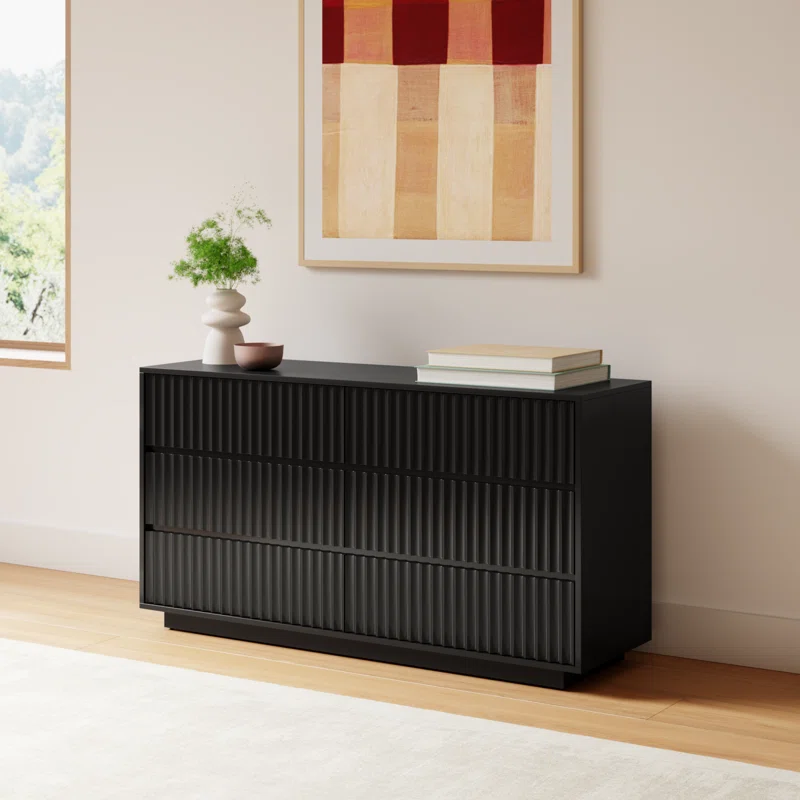 Paloma 6 - Drawer Dresser Black